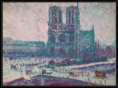 Картина Нотр-Дам де Пари (1899 г.)