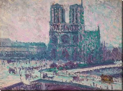 Картина Нотр-Дам де Пари (1899 г.)