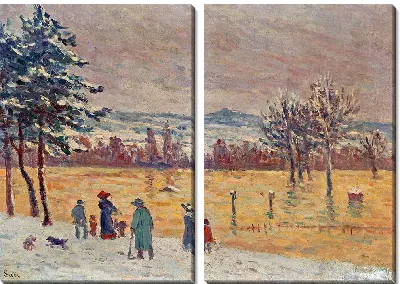 Картина Наводнение в Лоншане (1912)
