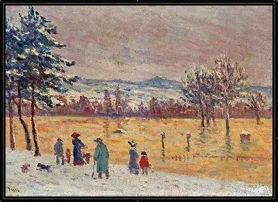 Картина Наводнение в Лоншане (1912)