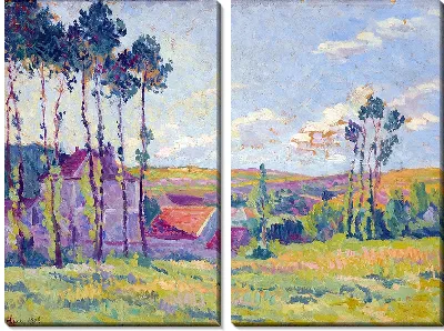Картина Мулине, teindererie (1903 г.)