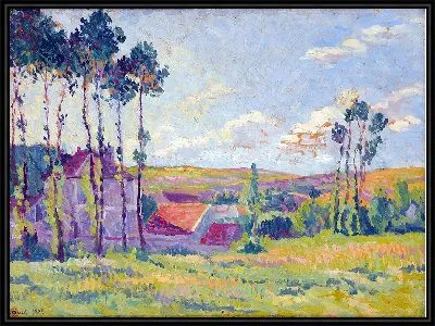 Картина Мулине, teindererie (1903 г.)