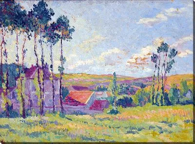 Картина Мулине, teindererie (1903 г.)