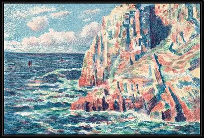 Картина Море в Камаре, Красные скалы (1895)