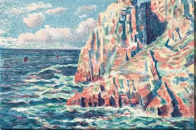 Картина Море в Камаре, Красные скалы (1895)