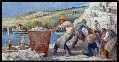 Картина Мерикур, карьеры (около 1925 г.)