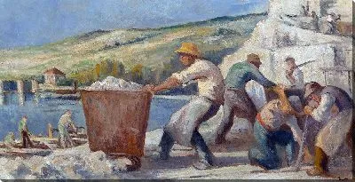 Картина Мерикур, карьеры (около 1925 г.)