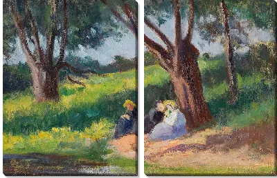 Картина Под деревом Роллебуаз (1926)