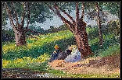 Картина Под деревом Роллебуаз (1926)