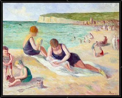 Картина Пляж Мер-ле-Бен (1934)