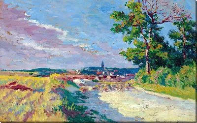 Картина Пейзаж в Меревиле (1904)