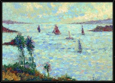 Картина Парусники у берегов Кермустера (около 1914-1915 гг.)