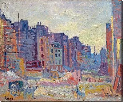 Картина Париж, открытие улицы Реомюр (1907-08).