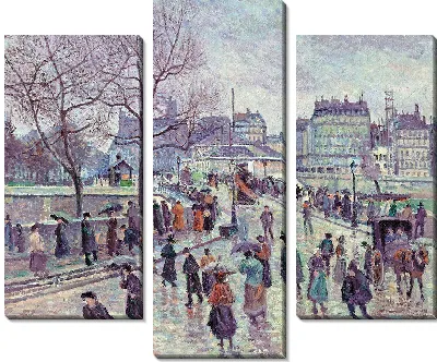 Картина Париж, Мост Аршевеше (1896 г.)