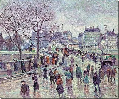 Картина Париж, Мост Аршевеше (1896 г.)