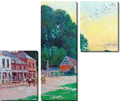 Картина Париж, квартал Вожирар (около 1910 г.)