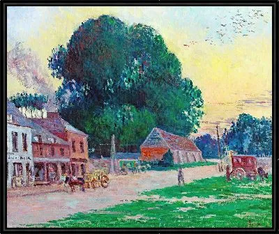 Картина Париж, квартал Вожирар (около 1910 г.)