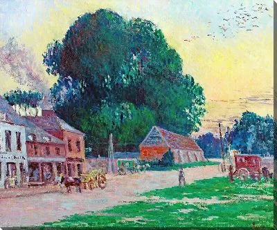 Картина Париж, квартал Вожирар (около 1910 г.)