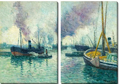 Картина Порт Роттердама (1907)