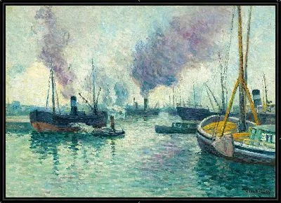 Картина Порт Роттердама (1907)