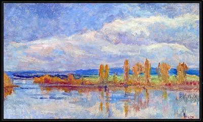 Картина Сена в Гернесе