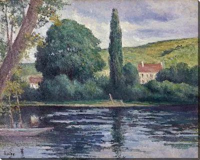 Картина Сена в Верноне (около 1920 г.)