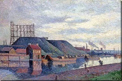 Картина Шлаковые отвалы Сакре-Мадам (1897 г.)