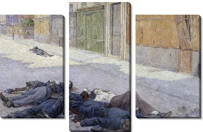 Картина Улица в Париже в мае 1871 года (между 1903 и 1906 годами)