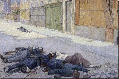 Картина Улица в Париже в мае 1871 года (между 1903 и 1906 годами)