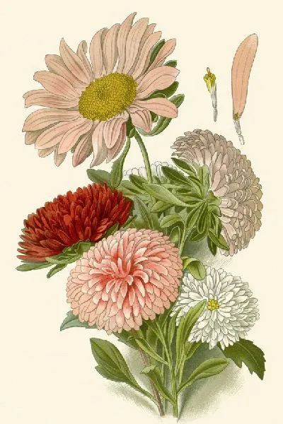 Картина Китайские астры (1896-1897)