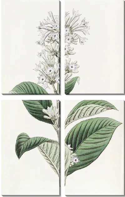 Картина Нетсид с лазурными цветами (1815-1819)
