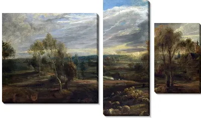 Картина Пейзаж с Пастухом и его Скоплением (A Landscape with a Shepherd and his Flock)