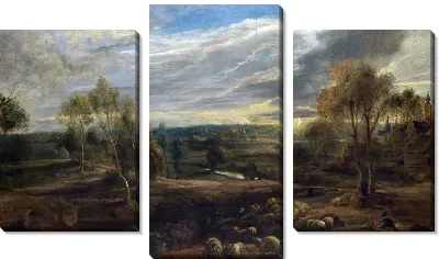 Картина Пейзаж с Пастухом и его Скоплением (A Landscape with a Shepherd and his Flock)