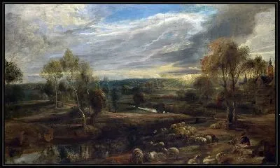 Картина Пейзаж с Пастухом и его Скоплением (A Landscape with a Shepherd and his Flock)
