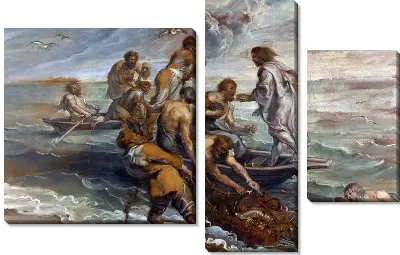 Картина Удивительный Набросок Рыб (The Miraculous Draught of Fishes)