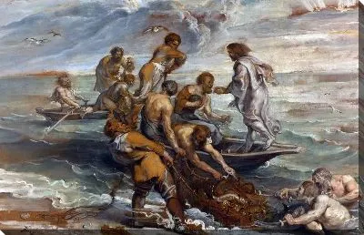 Картина Удивительный Набросок Рыб (The Miraculous Draught of Fishes)