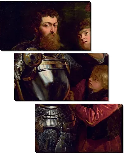 Картина Командующий, вооружаемый для Сражения (Commander being armed for Battle)