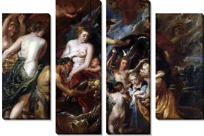 Картина Минерва защищает Мир от Марса (Мир и война) (Minerva protects Pax from Mars (Peace and War))