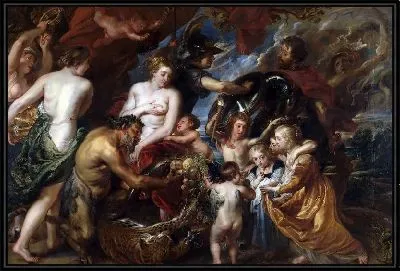 Картина Минерва защищает Мир от Марса (Мир и война) (Minerva protects Pax from Mars (Peace and War))