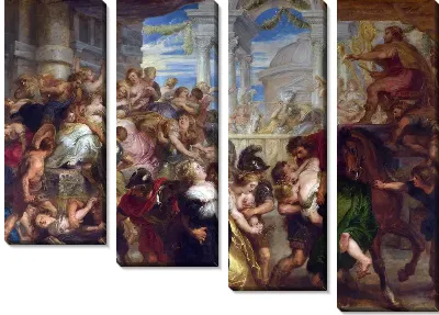 Картина Изнасилование сабинских Женщин (The Rape of the Sabine Women)