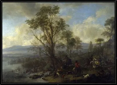 Картина Предназначенная только для мужчин Охота (A Stag Hunt)
