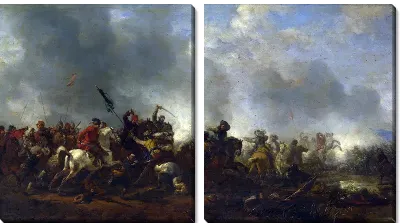 Конница, нападающая на Пехоту (Cavalry attacking Infantry)