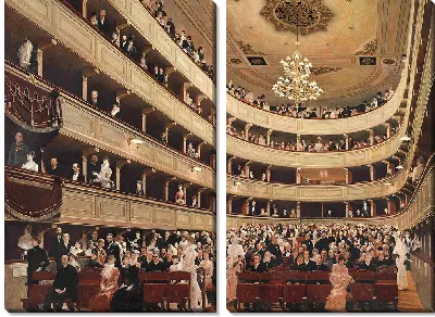 Картина Аудитория Старого Бургтеатра