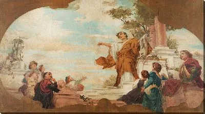 Картина Апофеоз Аполлона (посвящение искусству)