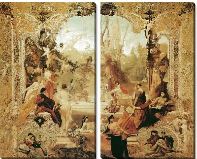 Картина Театральный занавес в Карловарском городском театре