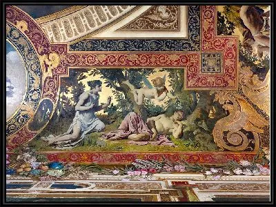 Картина Каветти в спальне императрицы, сцены из «Сна в летнюю ночь», Гермесвилла