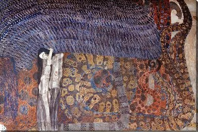 Картина Бетховенский фриз Враждебные силы