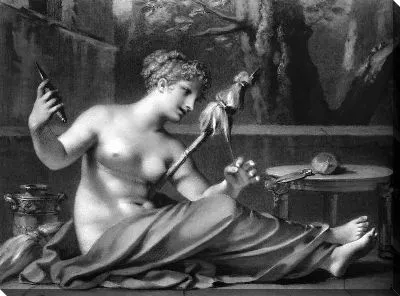 Картина Прядильщица (Spinner)