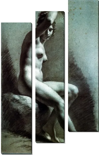Картина Усаженная голая женщина (Femme nue assise)