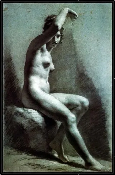 Картина Усаженная голая женщина (Femme nue assise)